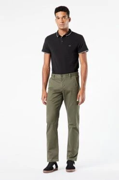 Dockers Alpha Slim Stretch Olive -Kleding Verkoop 11545 16