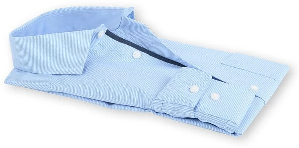 OLYMP Luxor Modern Fit Overhemd Blauw Dessin 6 OLYMP Luxor Modern Fit Overhemd Blauw Dessin - Image 4