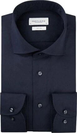 Profuomo Shirt Slim Fit Navy -Kleding Verkoop 12849 6 1