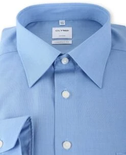 OLYMP Luxor Shirt Blauw Comfort Fit -Kleding Verkoop 13275 3 1