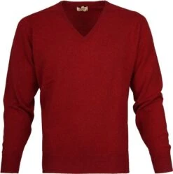 William Lockie Pullover Lamswol V Poppy -Kleding Verkoop 2622 9 1