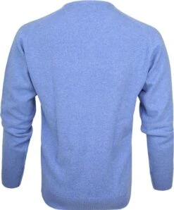 William Lockie Pullover Lamswol V Surf Mid Blue 10 William Lockie Pullover Lamswol V Surf Mid Blue -Kleding Verkoop 2625 6
