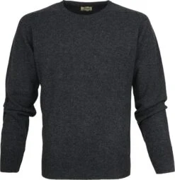 William Lockie Trui Lamswol Charcoal Antraciet -Kleding Verkoop 2628 4 1