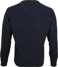 William Lockie Pullover Lamswol V Midnight Navy -Kleding Verkoop 2630 7
