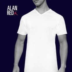 Alan Red Vermont T-Shirt V-Hals Wit (2Pack) -Kleding Verkoop 433 17