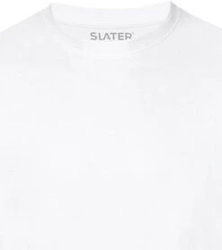Slater 2-pack American T-shirt Wit -Kleding Verkoop 57100 4
