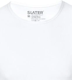 Slater 2-pack Stretch T-shirt Wit 13 Slater 2-pack Stretch T-shirt Wit -Kleding Verkoop 57105 8 1
