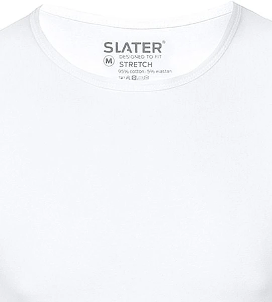 Slater 2-pack Stretch T-shirt Wit 8 Slater 2-pack Stretch T-shirt Wit - Image 6