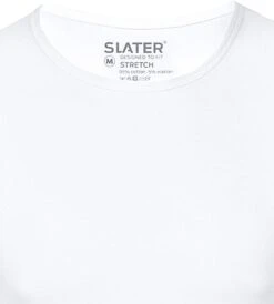 Slater 2-pack Stretch T-shirt Wit 10 Slater 2-pack Stretch T-shirt Wit -Kleding Verkoop 57105 8