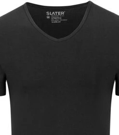 Slater 2-pack Stretch V-hals T-shirt Zwart -Kleding Verkoop 57111 2