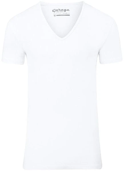 Garage Stretch Basic Wit Diepe V-Hals 5 Garage Stretch Basic Wit Diepe V-Hals - Image 3