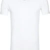 Alan Red Bamboo T-shirt V-Hals Wit -Kleding Verkoop 59042 5