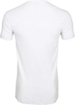Alan Red Bamboo T-shirt O-Hals Wit -Kleding Verkoop 59046 4 1