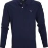 Gant Polo Longsleeve Navy 433 -Kleding Verkoop 60016 1