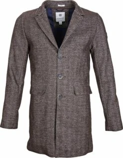 Dstrezzed Coat Boucle Brown Melange