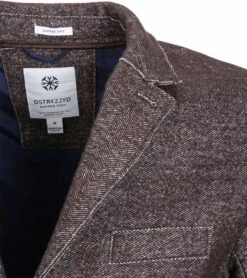 Dstrezzed Coat Boucle Brown Melange -Kleding Verkoop 60073 3