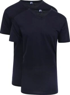 Alan Red Vermont Extra Lange T-Shirts Navy (2Pack) -Kleding Verkoop 61087 5 1