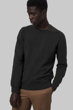 Colorful Standard Sweater Deep Black -Kleding Verkoop 61285 4
