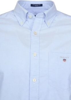 Gant Casual Overhemd Oxford Lichtblauw -Kleding Verkoop 61796 2 1