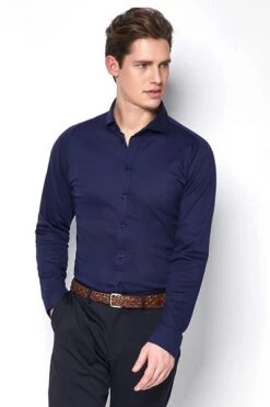 Desoto Overhemd Strijkvrij Navy 057 12 Desoto Overhemd Strijkvrij Navy 057 -Kleding Verkoop 62943 8