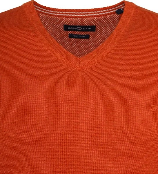 Casa Moda Pullover Oranje 4 Casa Moda Pullover Oranje - Image 2