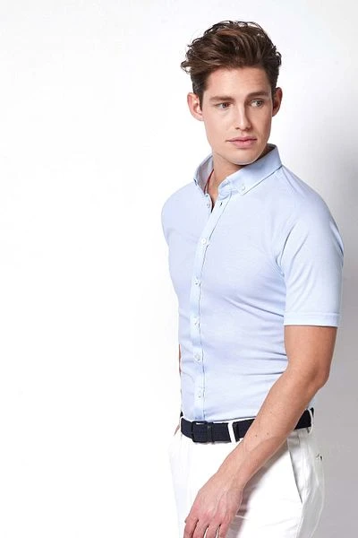 Desoto Overhemd Korte Mouw Lichtblauw 051 7 Desoto Overhemd Korte Mouw Lichtblauw 051 - Image 5