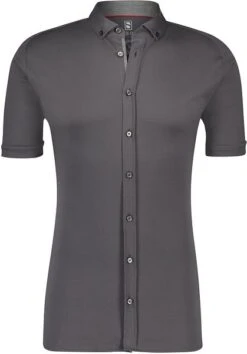 Desoto Overhemd Korte Mouw Antraciet 083