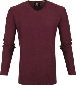 Suitable Katoen Neil Pullover Bordeaux