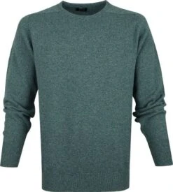 William Lockie Lamswol Middengroen -Kleding Verkoop 64278 1 1