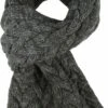 Profuomo Sjaal Donkergroen Kabelpatroon 2 Profuomo Sjaal Donkergroen Kabelpatroon -Kleding Verkoop 64416 1