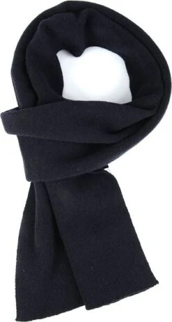KnowledgeCotton Apparel Sjaal Wol Donkerblauw -Kleding Verkoop 64485 1 1