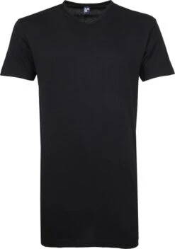 Alan Red Vermont Extra Lang V-Hals T-Shirt Zwart 2Pack -Kleding Verkoop 64832 2