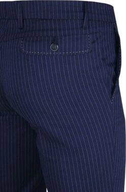 Suitable Pantalon Pisa Strepen Navy -Kleding Verkoop 66109 3