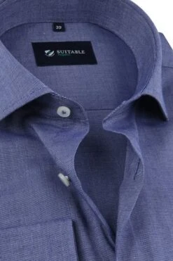 Suitable Respect Overhemd Donkerblauw -Kleding Verkoop 66448 2 1