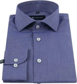 Suitable Respect Overhemd Donkerblauw -Kleding Verkoop 66448 3