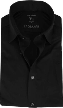 OLYMP No'6 Overhemd 24/Seven Zwart 11 OLYMP No'6 Overhemd 24/Seven Zwart -Kleding Verkoop 67575 4 1