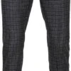 Suitable Pantalon Milano Wol Blend Ruit Antraciet -Kleding Verkoop 67708 1