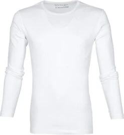 Garage Basic T-shirt Longsleeve Wit -Kleding Verkoop 67805 7 1