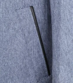Suitable Geke Coat Wolmix Streep Blauw -Kleding Verkoop 67900 11