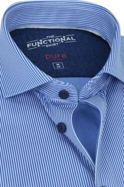 Pure Functional Overhemd Strepen Blauw -Kleding Verkoop 67923 2