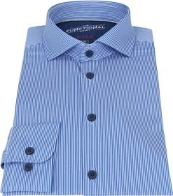 Pure Functional Overhemd Strepen Blauw -Kleding Verkoop 67923 3
