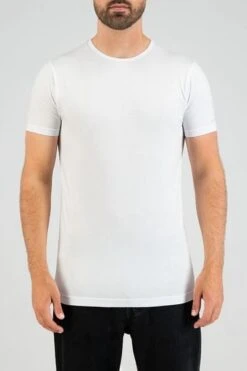 Slater 2-pack T-shirt Basic Extra Lang O-neck Navy -Kleding Verkoop 68279 3 1