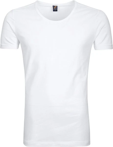 Suitable T-shirt Diepe O-hals Wit Otaru Stretch 4-Pack 5 Suitable T-shirt Diepe O-hals Wit Otaru Stretch 4-Pack - Image 3