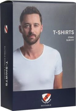 Suitable T-shirt Diepe O-hals Wit Otaru Stretch 4-Pack 13 Suitable T-shirt Diepe O-hals Wit Otaru Stretch 4-Pack -Kleding Verkoop 68285 6