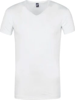 Alan Red Oklahoma T-shirt Stretch Wit (2pack) -Kleding Verkoop 6851 17