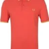 Fred Perry Polo M3600 Zomer Rood -Kleding Verkoop 69537 1