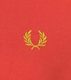 Fred Perry Polo M3600 Zomer Rood -Kleding Verkoop 69537 3