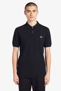 Fred Perry Polo Basic Navy 12 Fred Perry Polo Basic Navy -Kleding Verkoop 6978 8