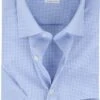 OLYMP Overhemd Luxor Korte Mouw Ruit Blauw -Kleding Verkoop 70132 3