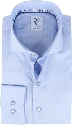 R2 Overhemd Extra Long Sleeve Blauw -Kleding Verkoop 70210 1 1